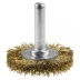 ЗУБР "ЭКСПЕРТ". Щетка дисковая для дрели, двухрядная, витая латунированная стальная проволока 0,3мм, 75мм 3520-075-2_z01 купить в Надыме