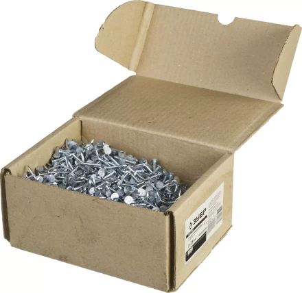 Гвозди ЗУБР "МАСТЕР" с большой потайной головкой оцинкованные чертеж №7811-7102, 3,0х25мм, 5кг 305090-30-025 купить в Надыме