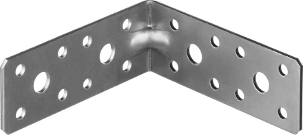 ЗУБР УКУ-2.0, 35 x 90 x 90 x 2 мм, цинк, усиленный крепежный уголок (310116-35-090) купить в Надыме