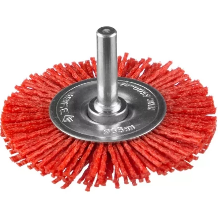 ЗУБР "ПРОФЕССИОНАЛ". Щетка дисковая для дрели, нейлоновая проволока с абразивным покрытием, 63мм 35161-063_z02 купить в Надыме
