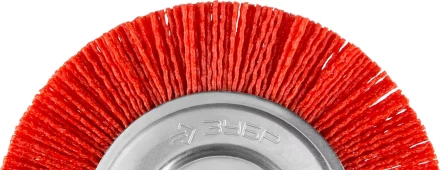 ЗУБР "ПРОФЕССИОНАЛ". Щетка дисковая для дрели, нейлоновая проволока с абразивным покрытием, 63мм 35161-063_z02 купить в Надыме