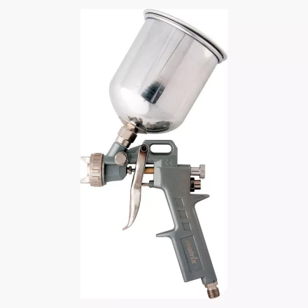 Пневматический краскопульт с верхним бачком V= 0,6 л + сопла диаметром 1.2, 1.5 и 1.8 мм  MATRIX 57314 купить в Надыме