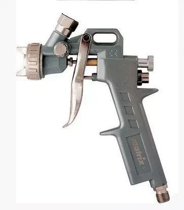 Пневматический краскопульт с верхним бачком V= 0,6 л + сопла диаметром 1.2, 1.5 и 1.8 мм  MATRIX 57314 купить в Надыме