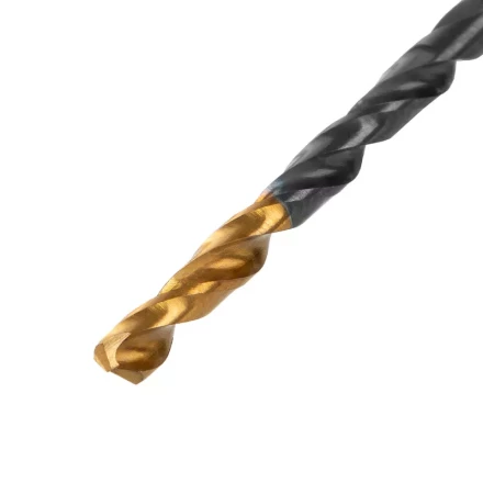 Сверло по металлу, 3,2 мм, HSS-Tin, Golden Tip, 10 шт. Denzel 717206 купить в Надыме