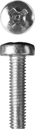 Винт ЗУБР "МАСТЕР" DIN 7985, класс прочности 4.8, оцинкованный, M3x16мм, 5кг 303150-03-016 купить в Надыме