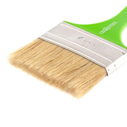 Кисть флейцевая "Евро", 75 x 8, натуральная щетина, пластиковая ручка Сибртех 83303 купить в Надыме