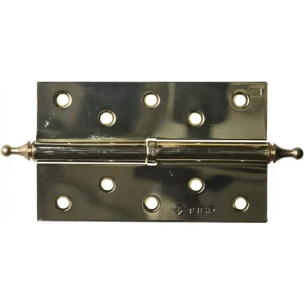 Петля дверная разъемная ЗУБР "ЭКСПЕРТ", 1 подшипник, цвет латунь (PB), правая, с крепежом, 125х75х2,5мм, 2 шт 37605-125-1R купить в Надыме