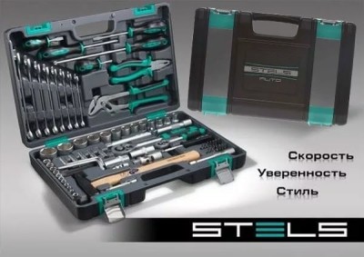 Набор инструментов 76 предметов 12 гранные головки STELS 14116 купить в Надыме