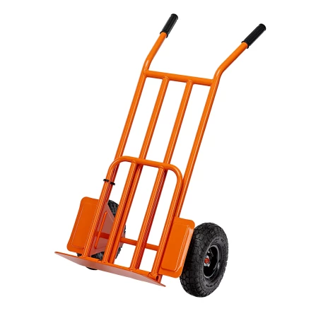 Тележка ручная 2-х колесная Сибртех 69301, облегченная, г/п 150кг, откидная платформа 430х355мм купить в Надыме