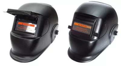 Маска сварщика BLACK GLASS с поднимающимся светофильтром DIN12 Aurora купить в Надыме