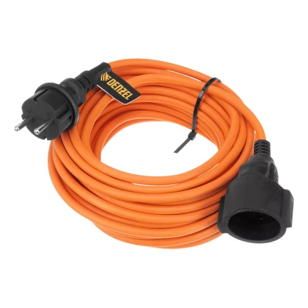 Удлинитель-шнур силовой Denzel Garden Series, б/з, ПВС, 10м, 1 розетка, 2 x 1,5 мм, 3 м 37403 купить в Надыме
