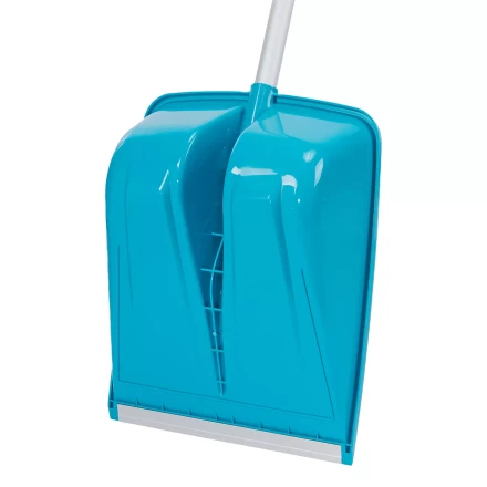 Лопата для уборки снега Palisad 61794, полипропилен, 365х460х1500мм, алюминиевый черенок, ПВХ накладка, LUXE купить в Надыме