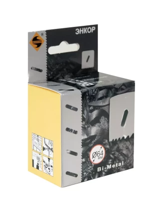 Коронка Bi-Metal Ф64 мм М3 Энкор 24164 купить в Надыме
