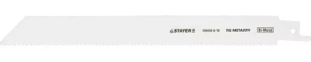 Полотно STAYER "PROFI" S1122VF к саб эл.ножов Bi-Met,унив с перем шаг зубьев,дерев с гвозд,мет,пласт,мет.трубы до 4" 159450-U-18 купить в Надыме