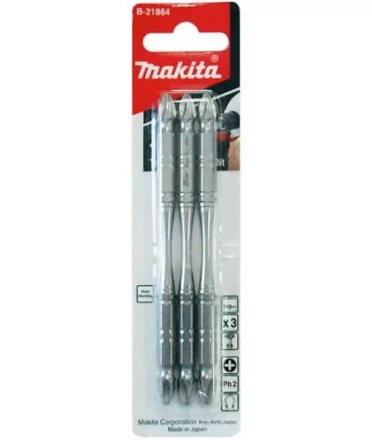 Биты Makita PH2 110мм 3шт, 2-х сторонние (B-21864) купить в Надыме