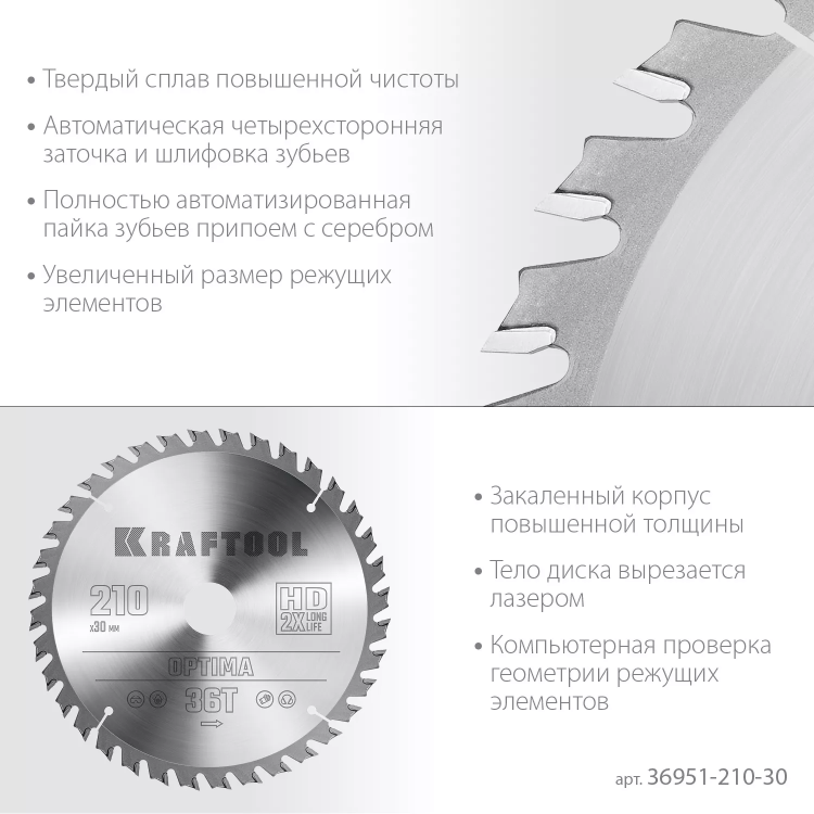 Диск пильный OPTIMA, повышенный ресурс 36951-210-30 купить в Надыме