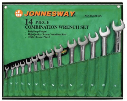 Набор ключей комбинированных 3/8&quot;-1-1/4&quot; 14предметов  Jonnesway W26414S 49030 купить в Надыме