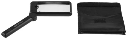 Лупа STAYER "MASTER" складная с подсветкой для чтения, 2-х/8-и кратное увеличение, размер линзы 100х50мм 40526 купить в Надыме