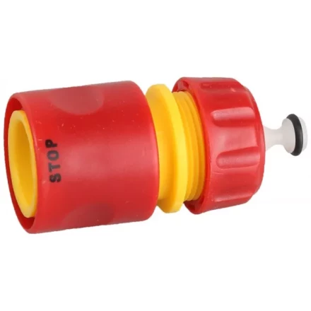 Соединитель с автостопом GRINDA из ударопрочной пластмассы, 1/2" 8-426329_z01 купить в Надыме