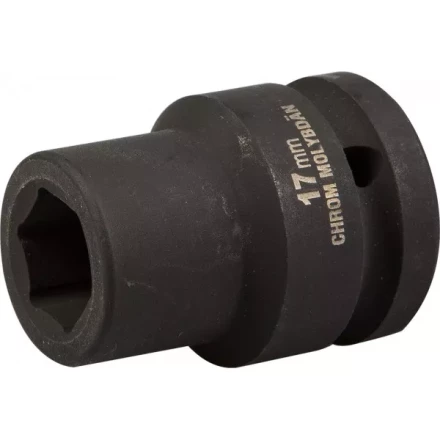 Торцовая головка KRAFTOOL "INDUSTRIE QUALITAT" ударная (3/4"), FLANK, Cr-Mo, фосфатированная, 17 мм 27945-17_z01 купить в Надыме