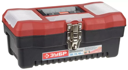 Ящик ЗУБР "МАСТЕР" пластмассовый для инструмента, 33x17,8x15см, 13" 38321_z01 купить в Надыме