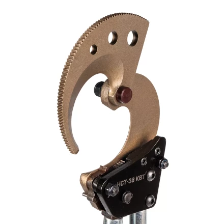 Секторные ножницы КВТ НСТ-38 для резки кабелей до 38 мм, проводов АС со стальным сердечником и прутков из низкоуглеродистой стали (84394) купить в Надыме