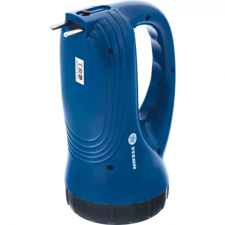 Фонарь поисковый с подзарядкой от розетки 220 В 15+10 LED батарея 800 мАч Stern 90537 купить в Надыме