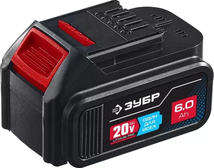 ЗУБР T7, 20 В, 6.0 А·ч, аккумуляторная батарея, Профессионал (ST7-20-6) купить в Надыме