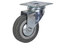 Аппаратное поворотное колесо HITCH 100*25 резина серая SCg42 (SZ084834)
