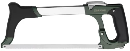 Ножовка по металлу KRAFTOOL GRAND, быстрое рычажное натяжение, биметаллическое полотно, обрезиненные рукоятки, 300 мм 15802_z01 купить в Надыме