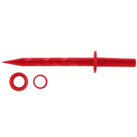 Колышек 20см с установочным кольцом для крепления укрывного материала и пленки 10шт красный PALISAD 64434 купить в Надыме