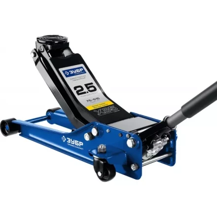 Домкрат гидравлический подкатной X85, 2,5т, 75-515мм, ЗУБР Профессионал 43051-3 43051-3_z01 купить в Надыме