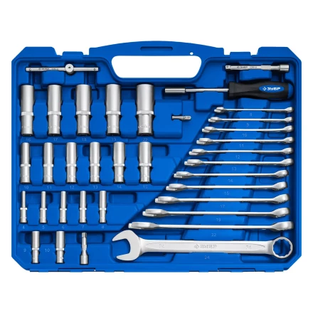 ЗУБР А-216, 216 предм., (1/2+ 3/8+ 1/4), универсальный набор инструмента, Профессионал (27674-H216) купить в Надыме