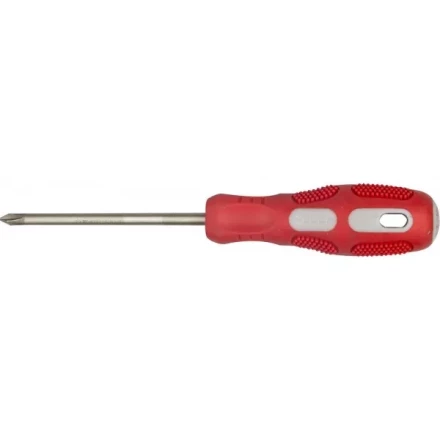 Отвертка ЗУБР "ПРОФИ" хромованадиевая сталь, двухкомпонентная рукоятка, магнит наконечник, PH2x100мм 25232-2-100_z01 купить в Надыме
