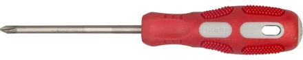 Отвертка ЗУБР "ПРОФИ" хромованадиевая сталь, двухкомпонентная рукоятка, магнит наконечник, PH2x100мм 25232-2-100_z01 купить в Надыме