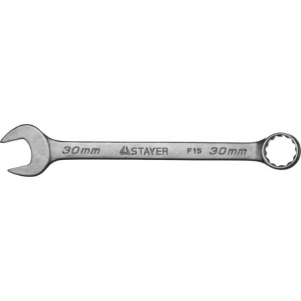 Ключ STAYER &quot;MASTER&quot; гаечный комбинированный, хромированный, 30мм 27085-30 купить в Надыме