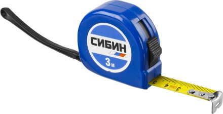 Рулетка СИБИН, пластиковый корпус, 3м/16мм 34020-03-16 купить в Надыме