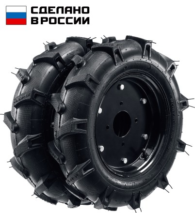 ЗУБР КП-2, 4.00-10, 2 шт., пневматические колеса для мотоблоков (707106-2) купить в Надыме