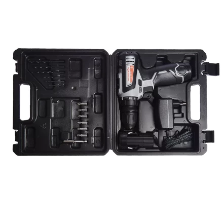 Аккумуляторная дрель-шуруповерт со съемным патроном ИНТЕРСКОЛ ДА-12ЭР-02 КОМБИ Li-ion (2 х 1,5Ач) купить в Надыме