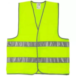 Жилет сигнальный STAYER "MASTER", желтый, размер XL (50-52) 11620-50