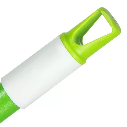 Щетка пластмассовая для чистки ковров, 27 cм, c черенком, 120 см, салатовая щетина, Home Palisad 935515 купить в Надыме