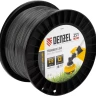 Леска для триммера двухкомпонентная квадрат, 2,0мм х 251м, на DIN катушке EXTRA CORD// Denzel 96844 купить в Надыме