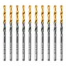 Сверло по металлу, 3,5 мм, HSS-Tin, Golden Tip, 10 шт. Denzel 717207 купить в Надыме