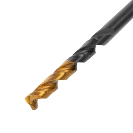 Сверло по металлу, 3,5 мм, HSS-Tin, Golden Tip, 10 шт. Denzel 717207 купить в Надыме