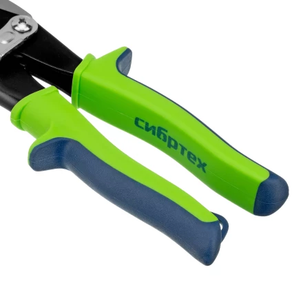 Ножницы по металлу, Сибртех 250 мм, левый рез, сталь С55, двухкомпонентные рукоятки, 78338 купить в Надыме