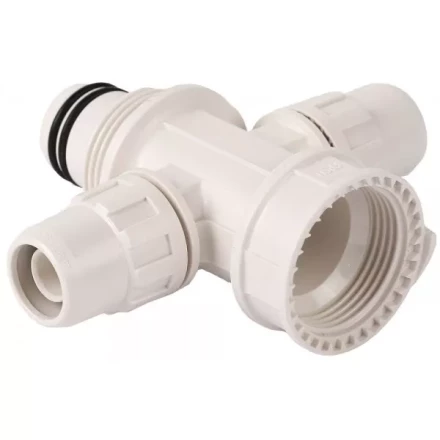 Коллектор ЗУБР "ШиреФит" сборный крестовой "внутренняя резьба - штуцер с гайкой - штуцер с гайкой", 20мм х 16мм 51518-20-16-20 купить в Надыме