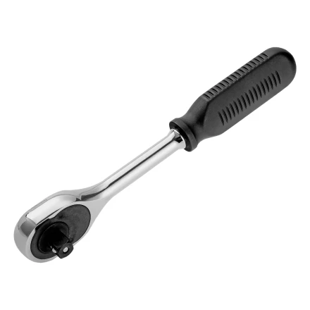 Ключ-трещотка 1/2&quot;, 45 зубьев, с быстрым сбросом, CrV, хром// Сибртех 14004 купить в Надыме