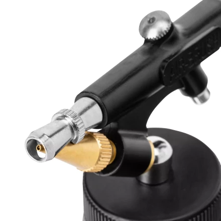 Аэрограф с нижним бачком Denzel AB2, 0,8 мм, 22 мл, 11 л/мин 57311 купить в Надыме