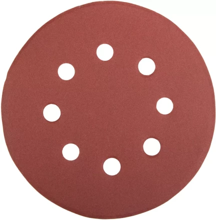 Круг шлифовальный универсальный STAYER "MASTER" из абразивной бумаги на велкро основе, 8 отверстий, Р320, 115мм, 5шт 35450-115-320 купить в Надыме