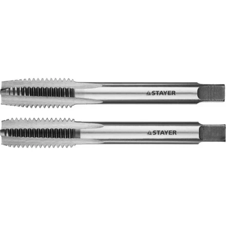 Комплект метчиков STAYER "MASTER", сталь 9ХС, М12х1,5, 2 шт 28025-12-1.5-H2 купить в Надыме
